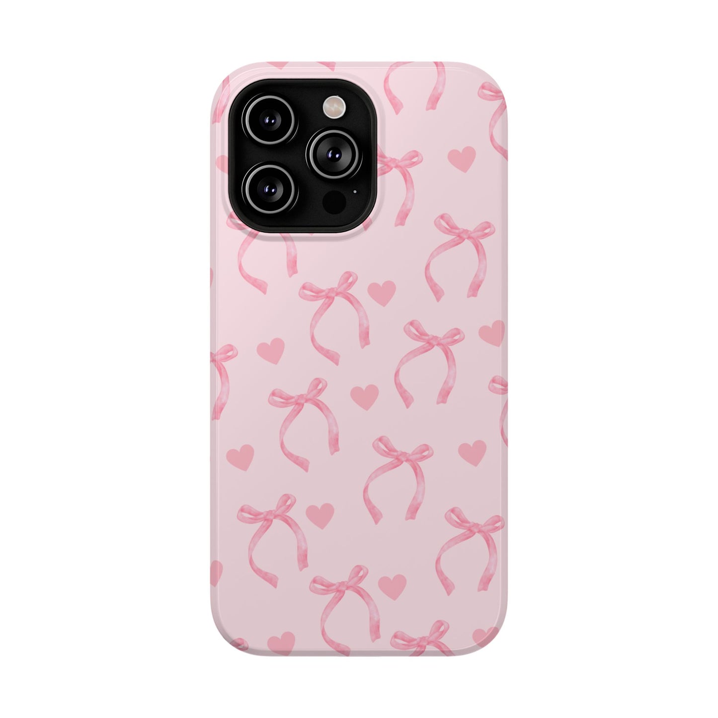Bows & Hearts iPhone Case