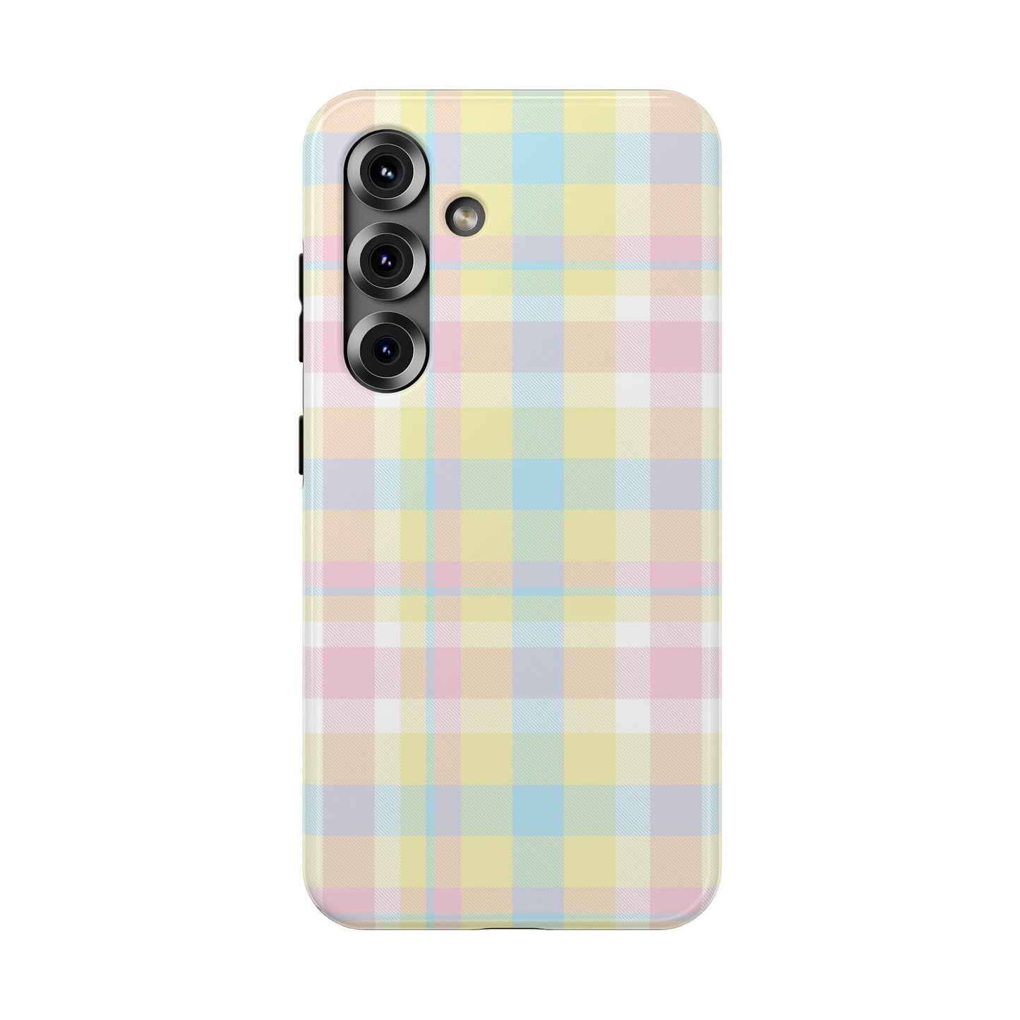 Buttercream Plaid Samsung Case