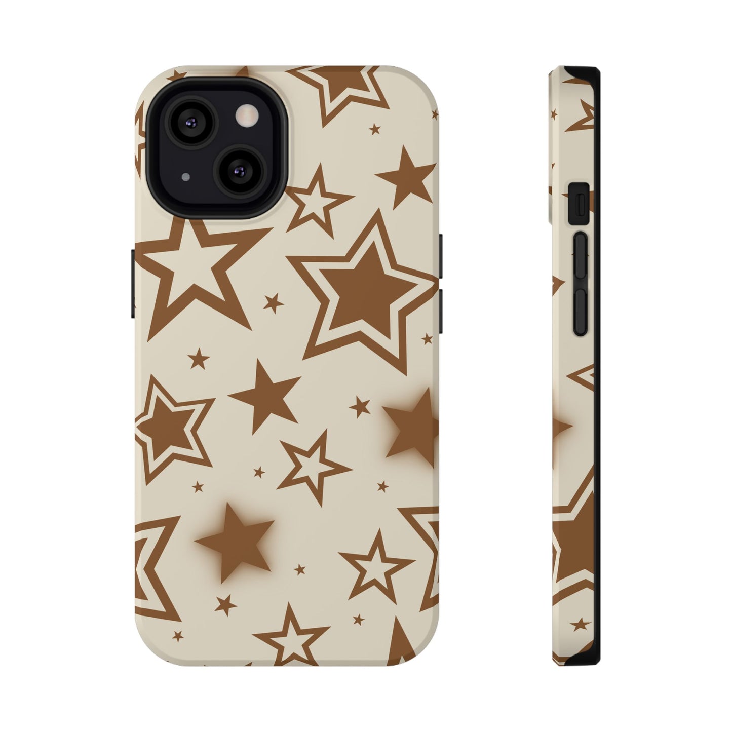 Brown Stardust iPhone Case