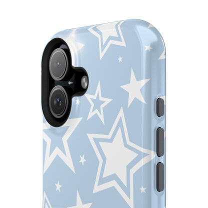 Blue Y2K Stars iPhone Case
