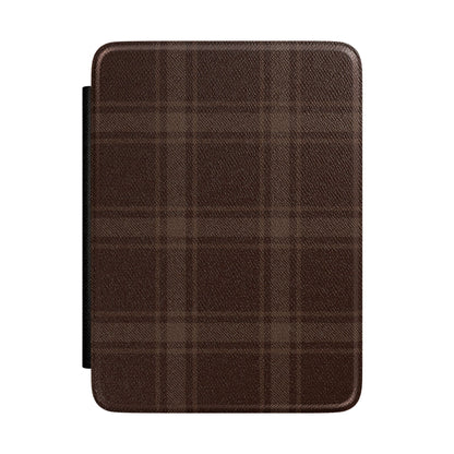 Cocoa Plaid Kindle Case