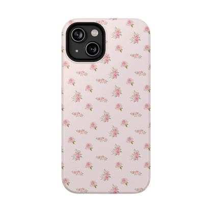 Pink Vintage Roses iPhone Case