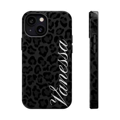 Custom Black Leopard iPhone Case