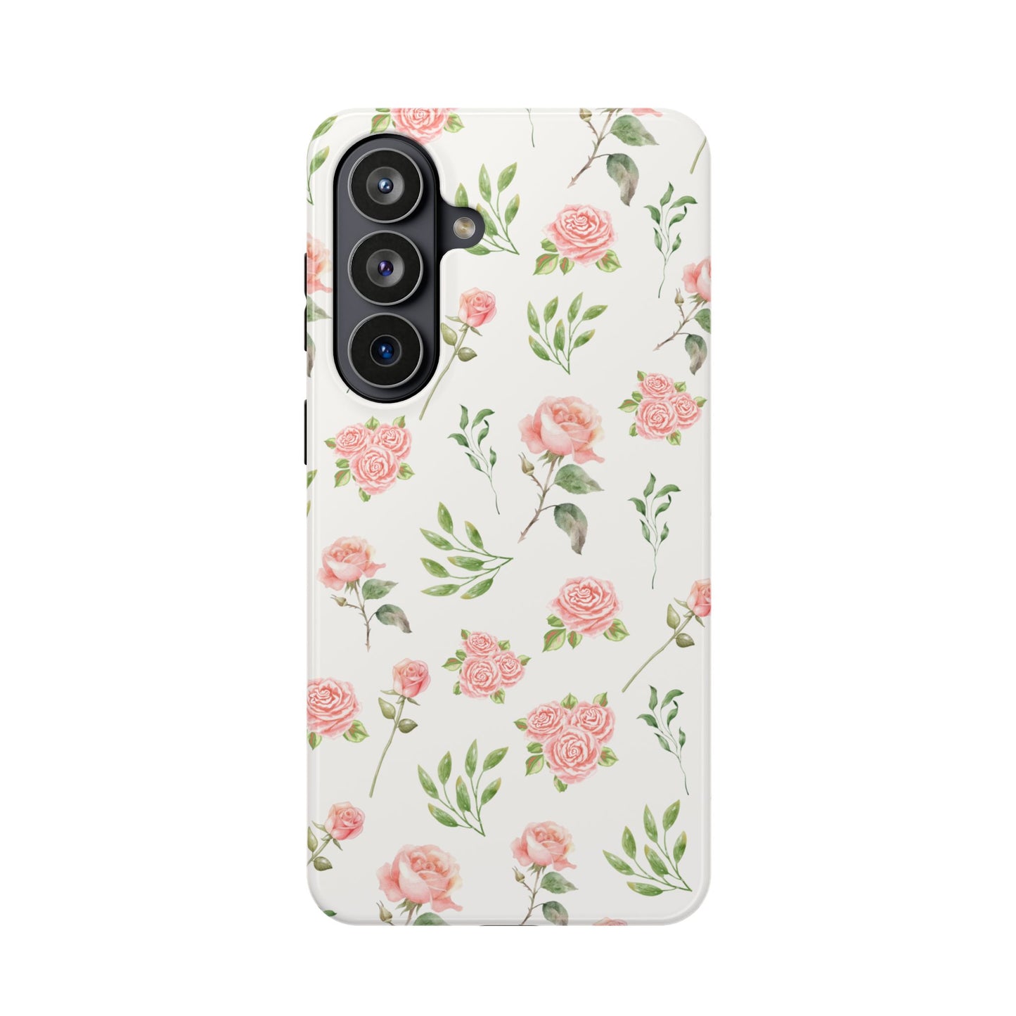 Pink Vintage Roses Samsung Case