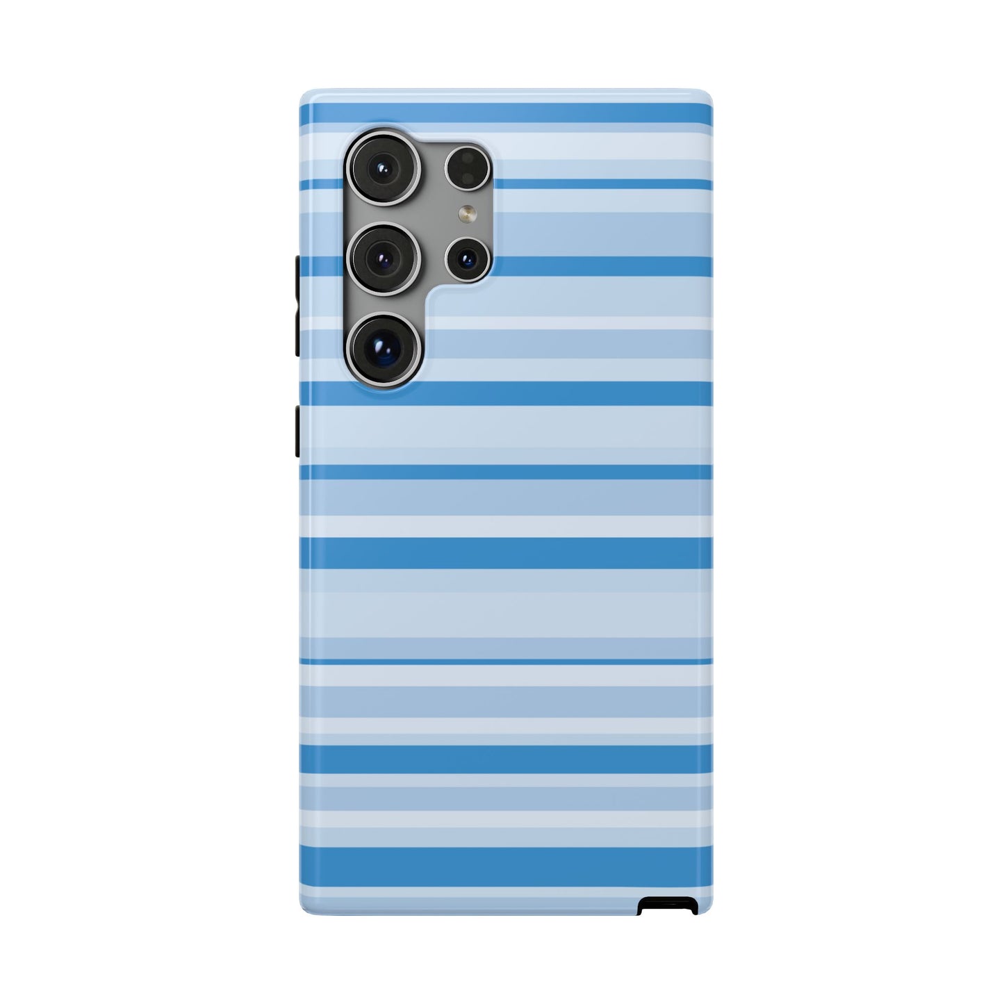 Blue Candy Stripes Samsung Case