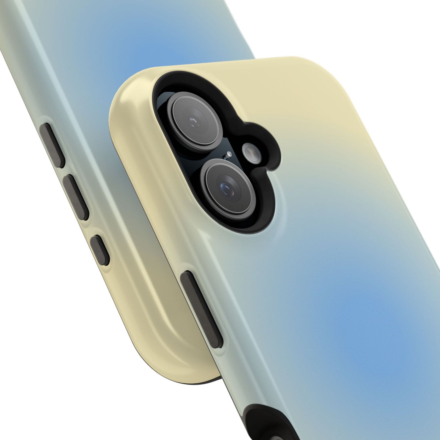 Blue & Yellow Aura iPhone Case