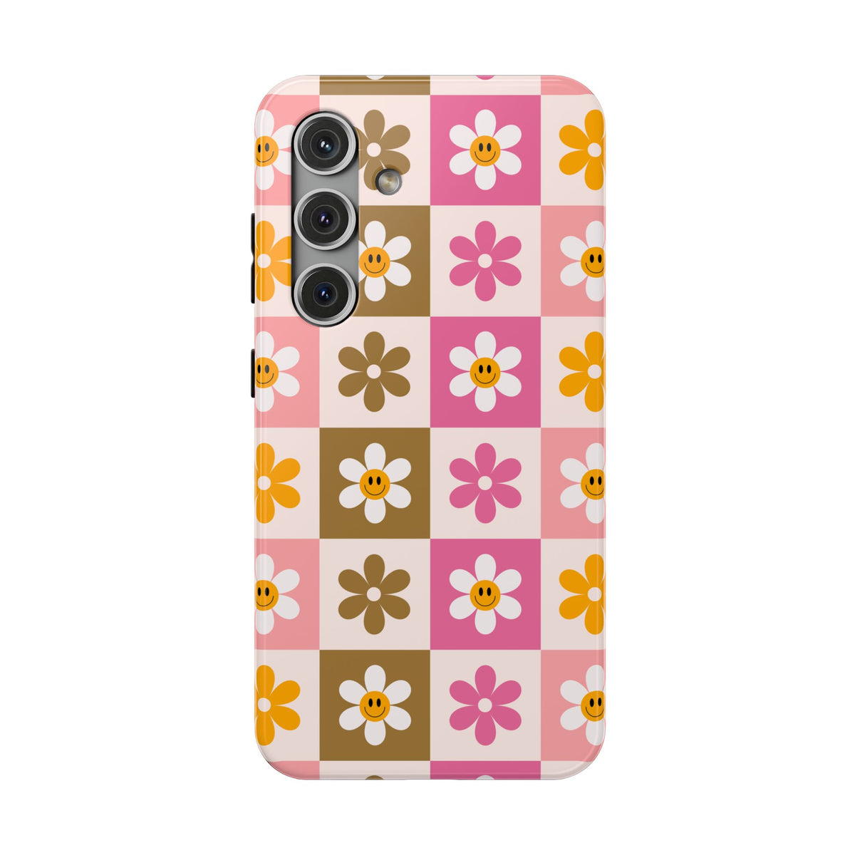 Smiley Flowers Samsung Case