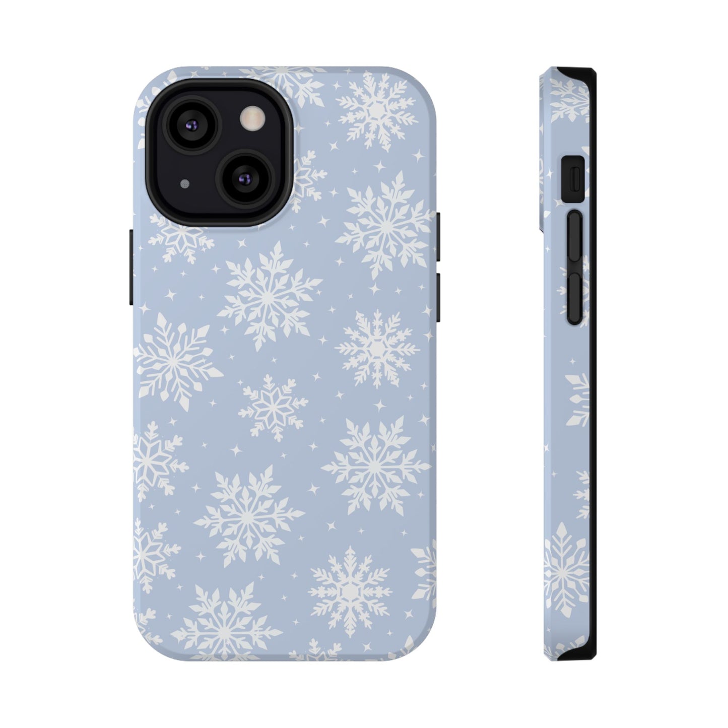 Blue Snowflakes iPhone Case