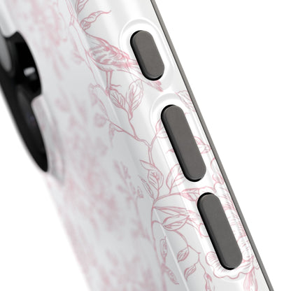 French Rosy Toile iPhone Case