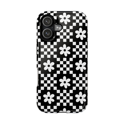 Checkerboard Daisy iPhone Case from Stella Cases