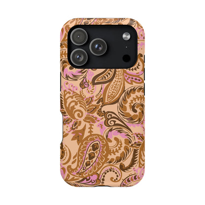 Honey Rose Paisley iPhone Case