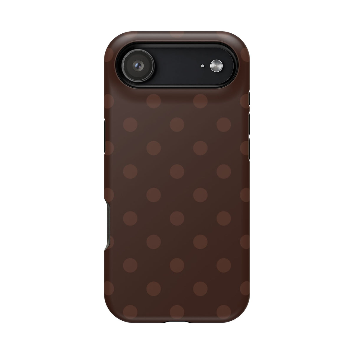 Mocha Polka Dots iPhone Case