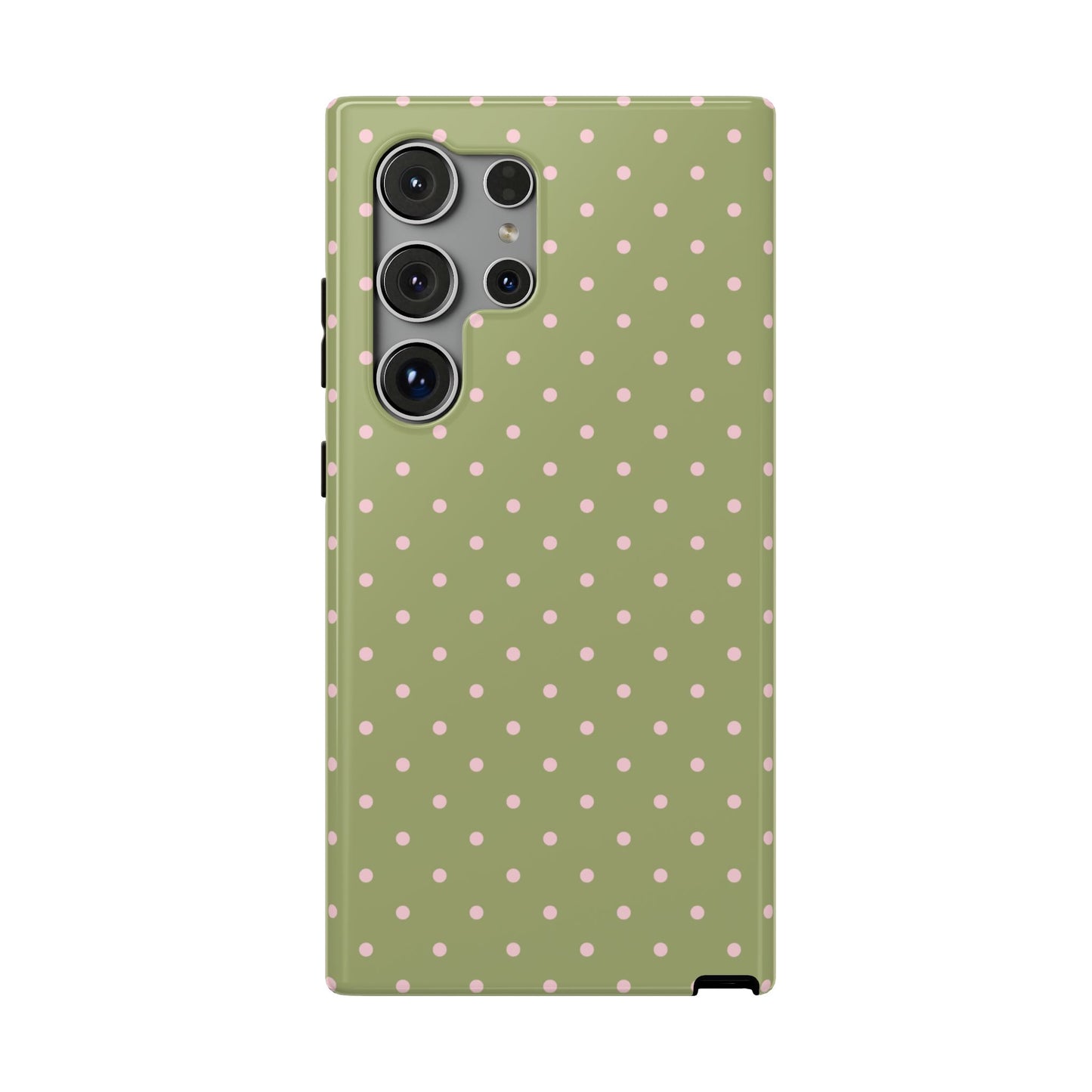 Pink Matcha Mini Dots Samsung Case