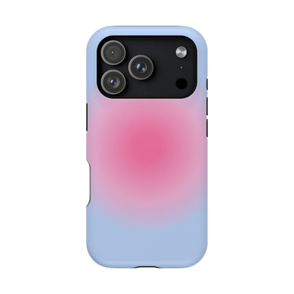 Pink & Blue Aura iPhone Case