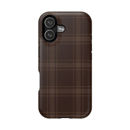 Cocoa Plaid iPhone Case