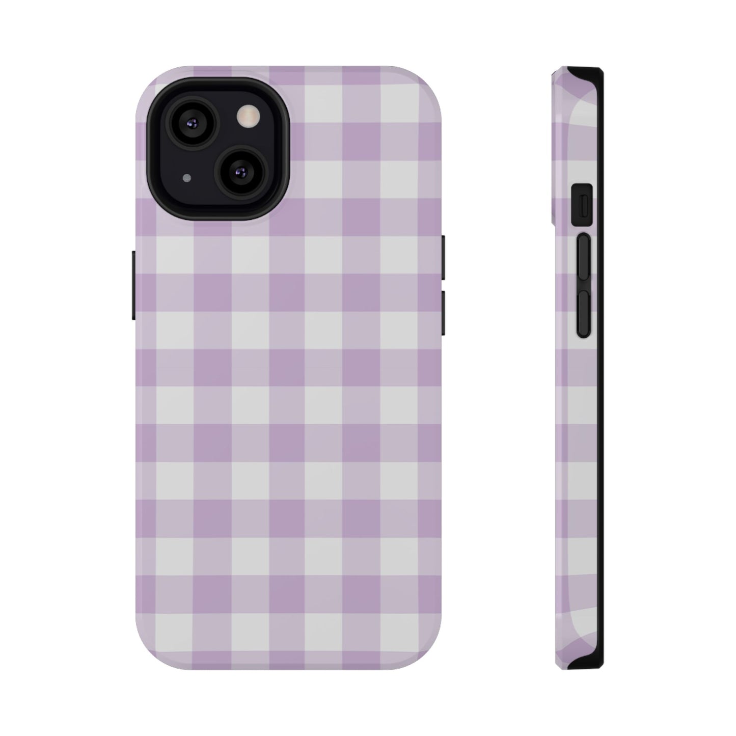 Purple Gingham iPhone Case