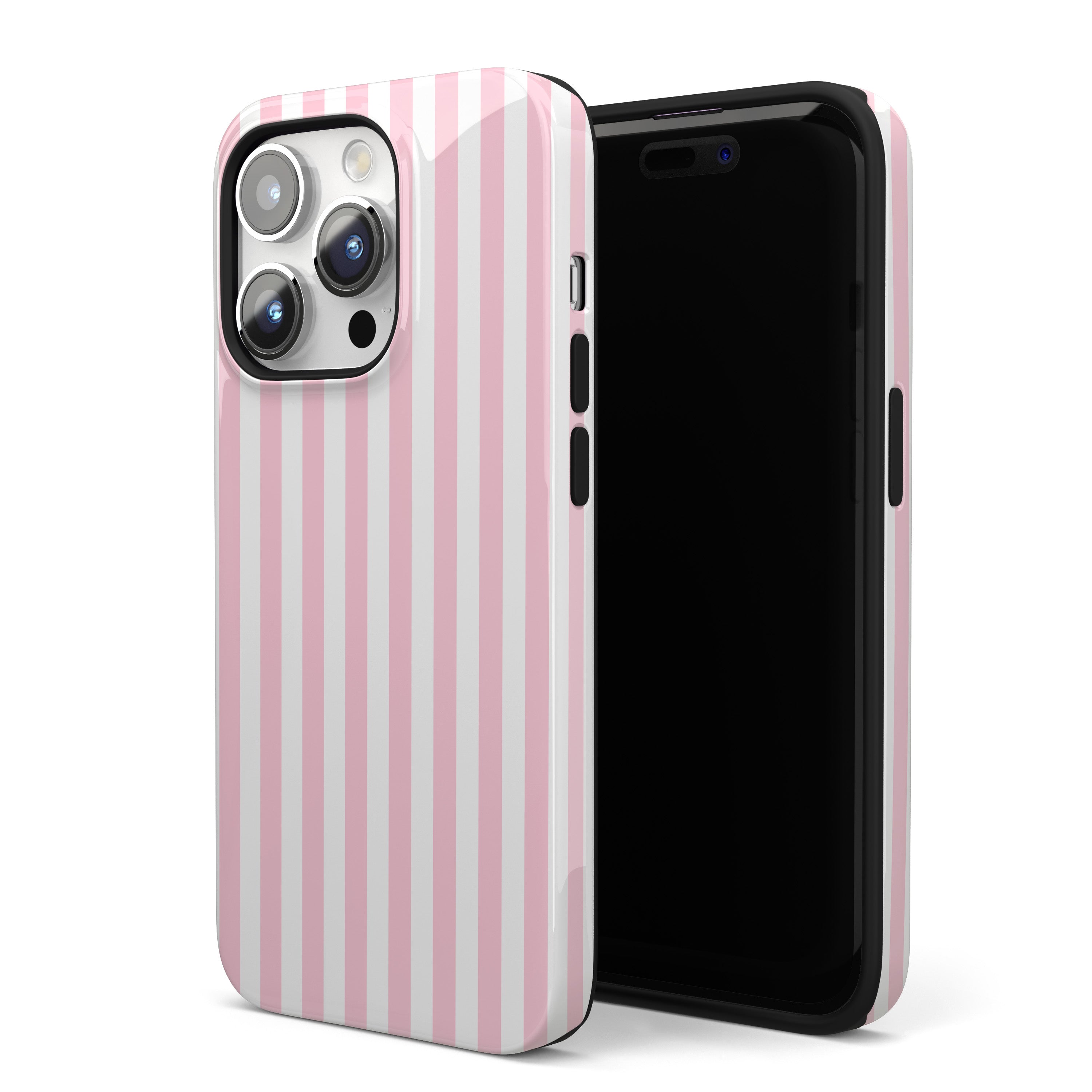 Pink Picnic Stripes iPhone Case