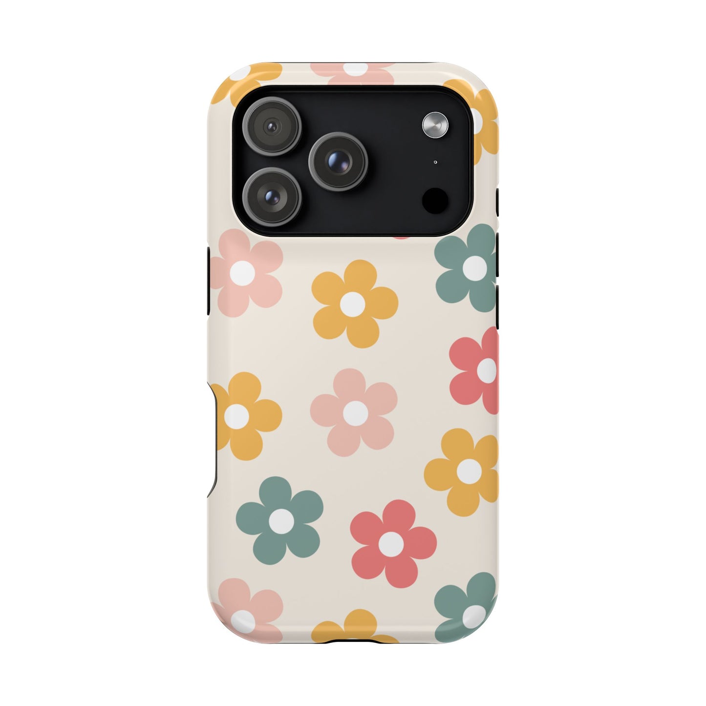 Boho Retro Flowers iPhone Case
