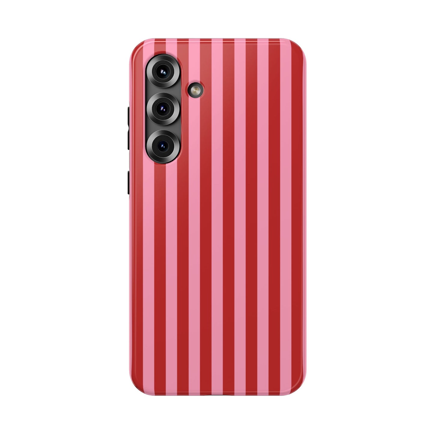Cherry Blush Stripes Samsung Case