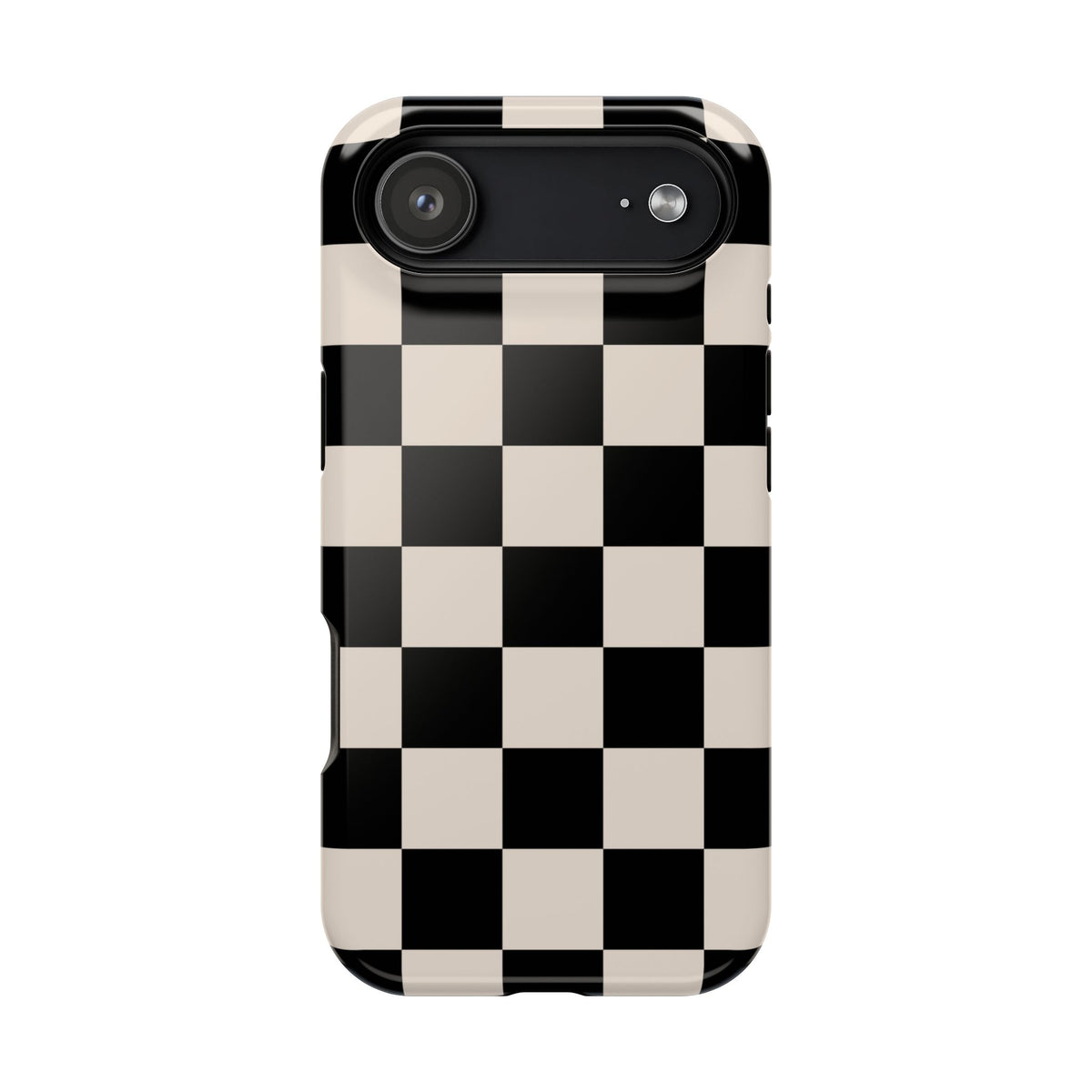 Espresso Checkered iPhone Case