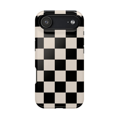 Espresso Checkered iPhone Case