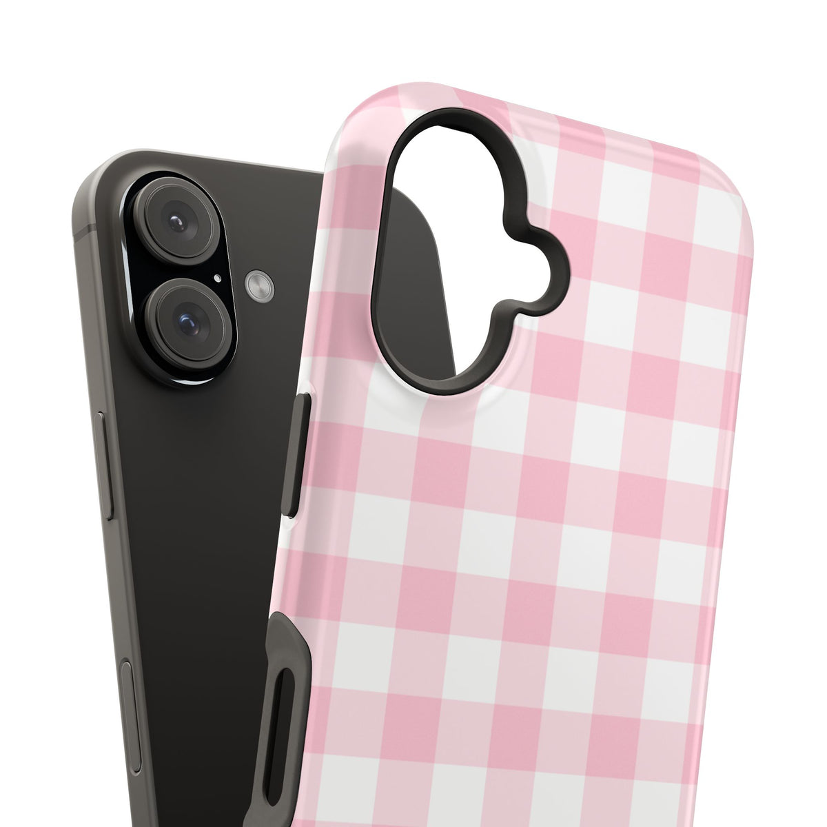 Pink Gingham iPhone Case