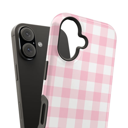 Pink Gingham iPhone Case