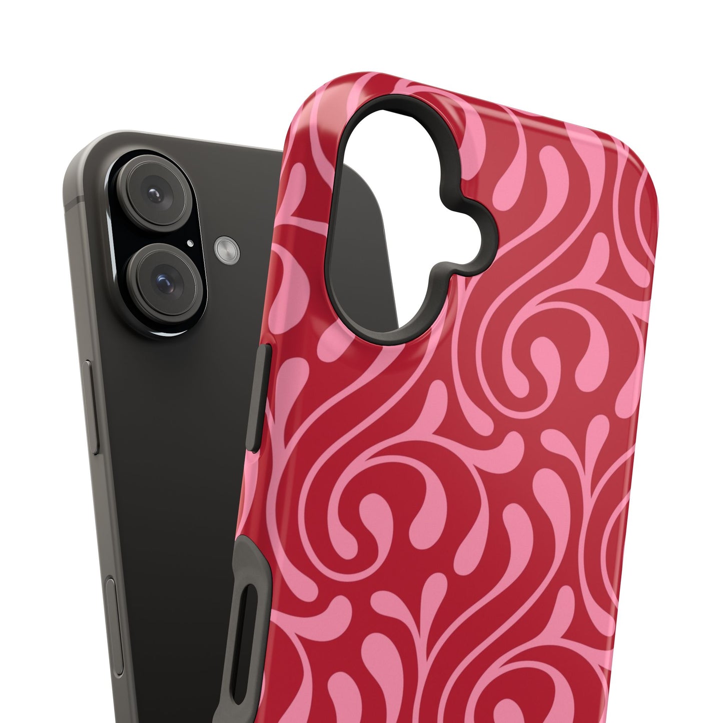 Cherry Paisley iPhone Case