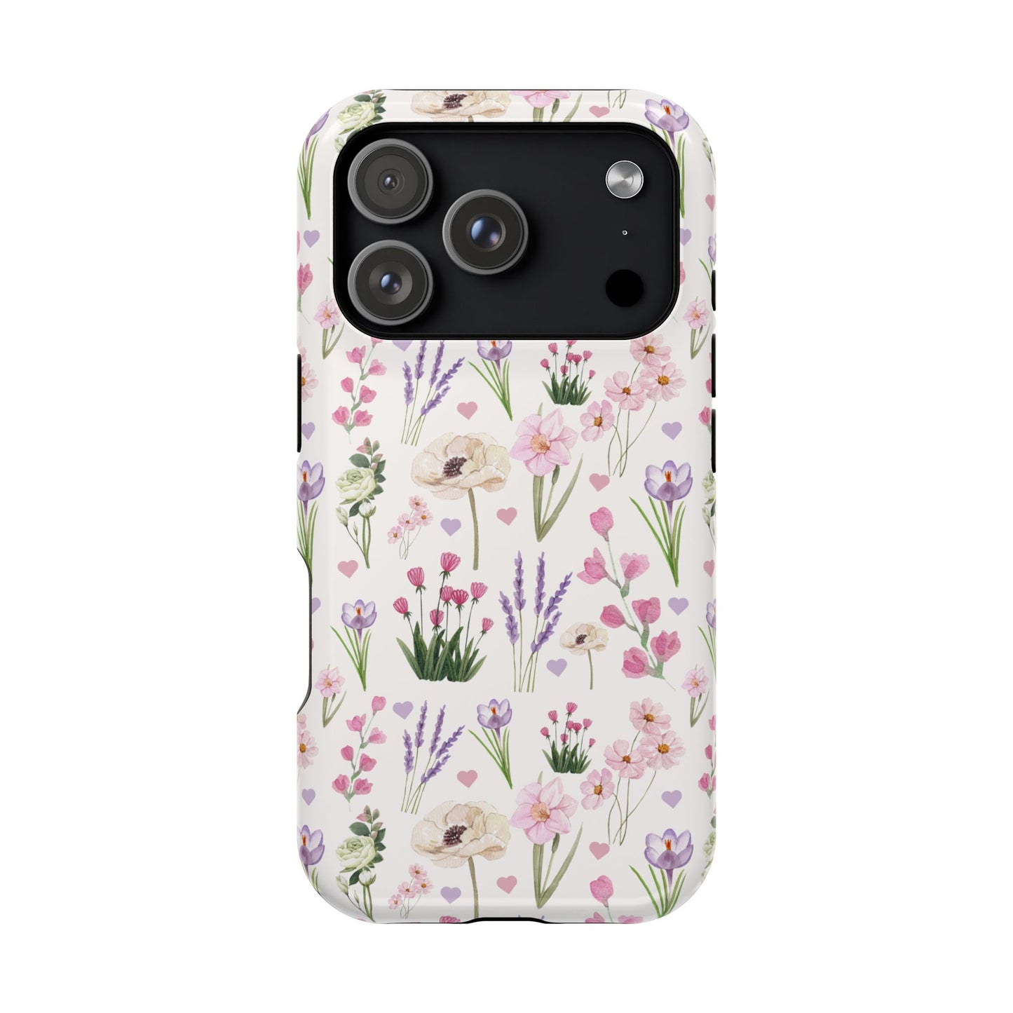 Vintage Purple Floral iPhone Case