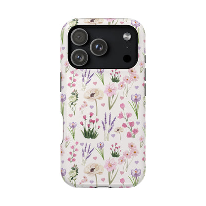 Vintage Purple Floral iPhone Case