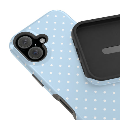 Blue Candy Mini Dots iPhone Case