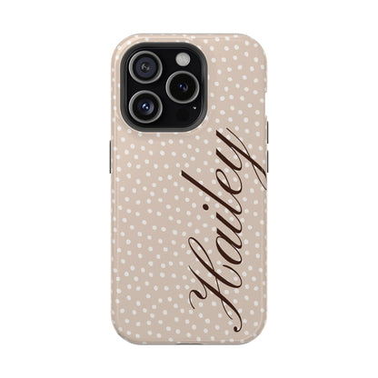 Custom Vanilla Dots iPhone Case