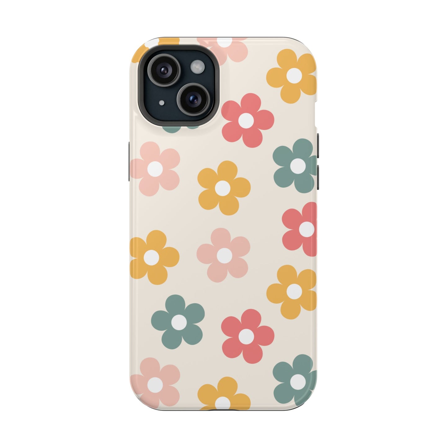 Boho Retro Flowers iPhone Case