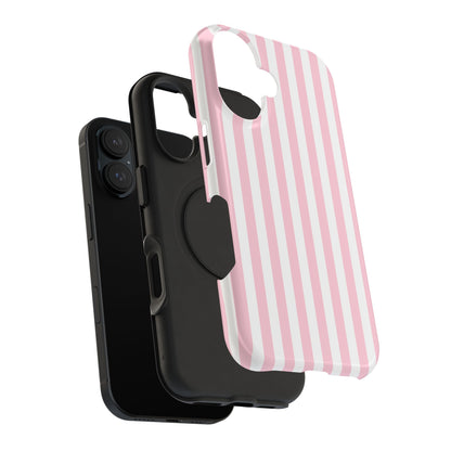 Pink Picnic Stripes iPhone Case