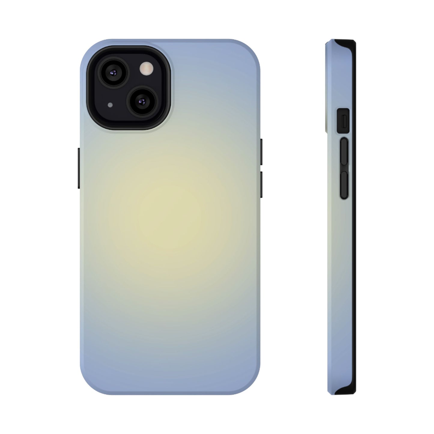 Blue & Yellow Aura iPhone Case