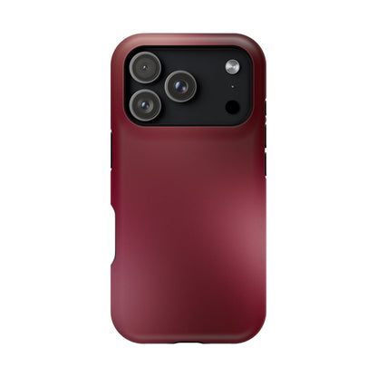 Burgundy Aura iPhone Case