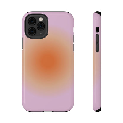 Orange & Purple Aura iPhone Case