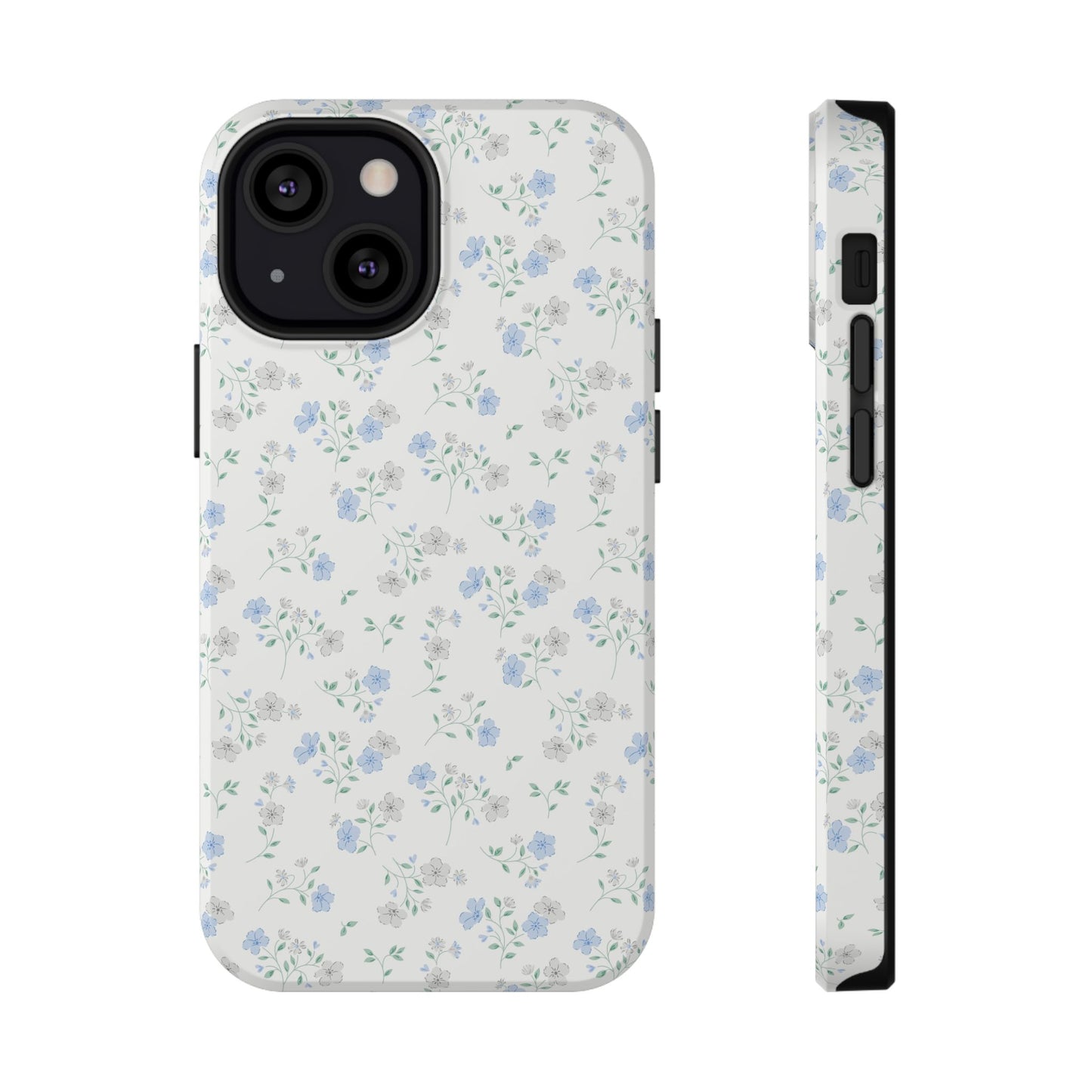 Blue Floral Ditsy iPhone Case