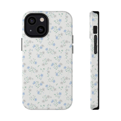 Blue Floral Ditsy iPhone Case