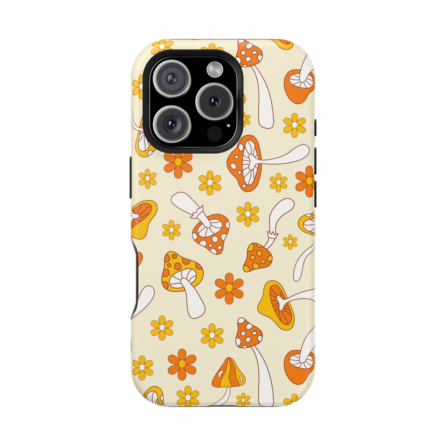 Retro Mushrooms iPhone Case