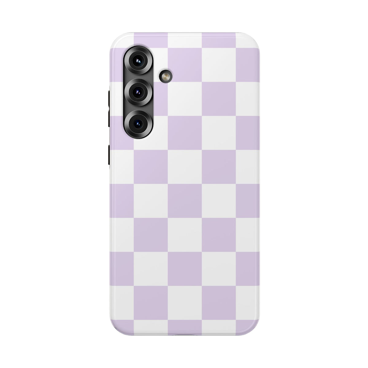 Pastel Purple Checkered Samsung Case