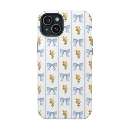 Blue Bows iPhone Case