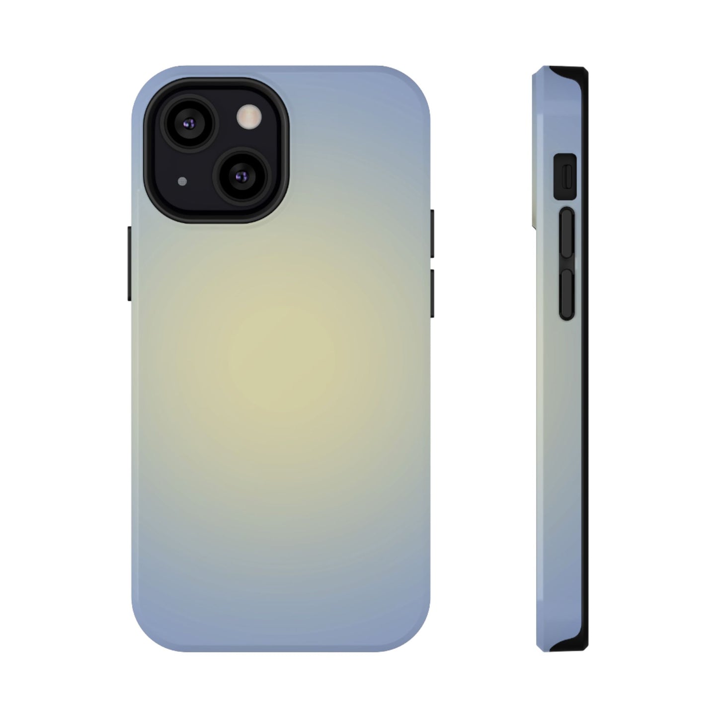 Blue & Yellow Aura iPhone Case