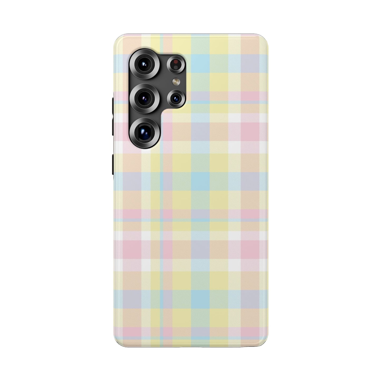 Buttercream Plaid Samsung Case