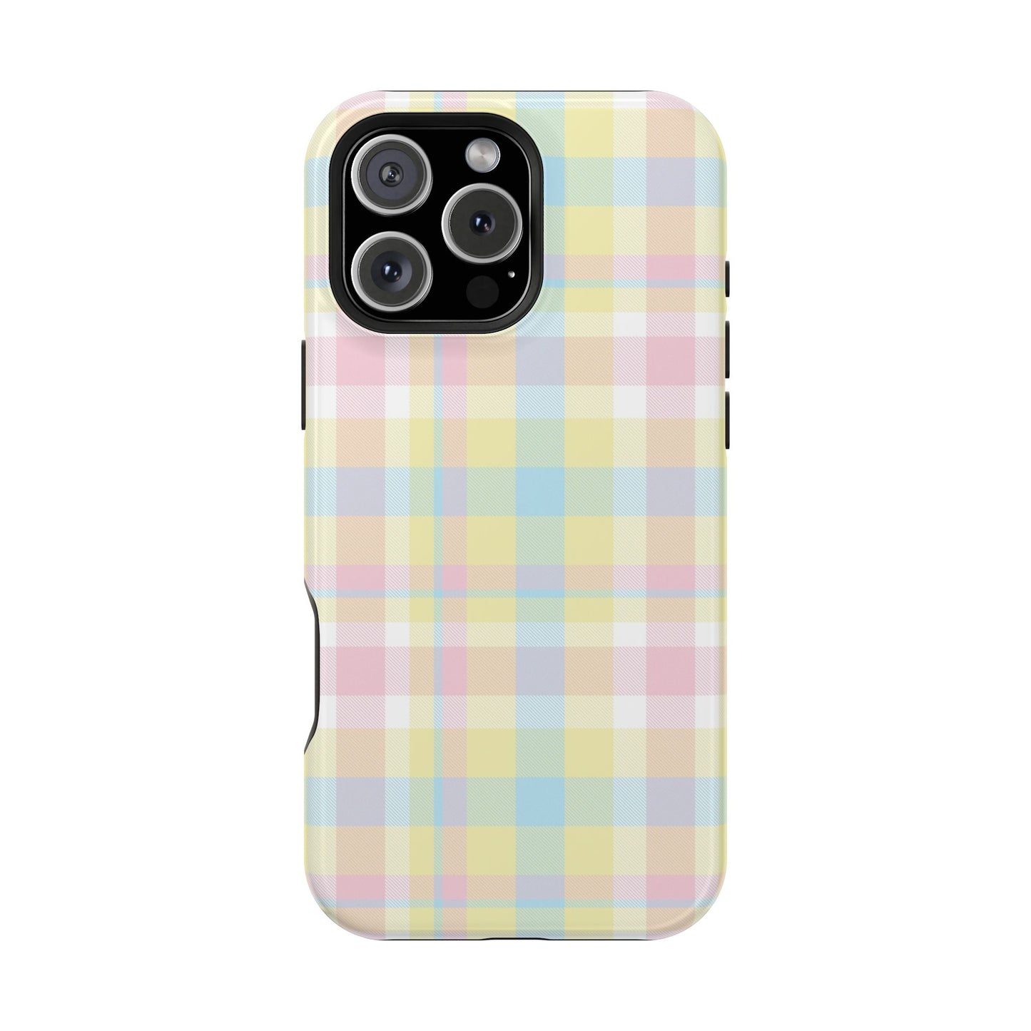 Buttercream Plaid iPhone Case