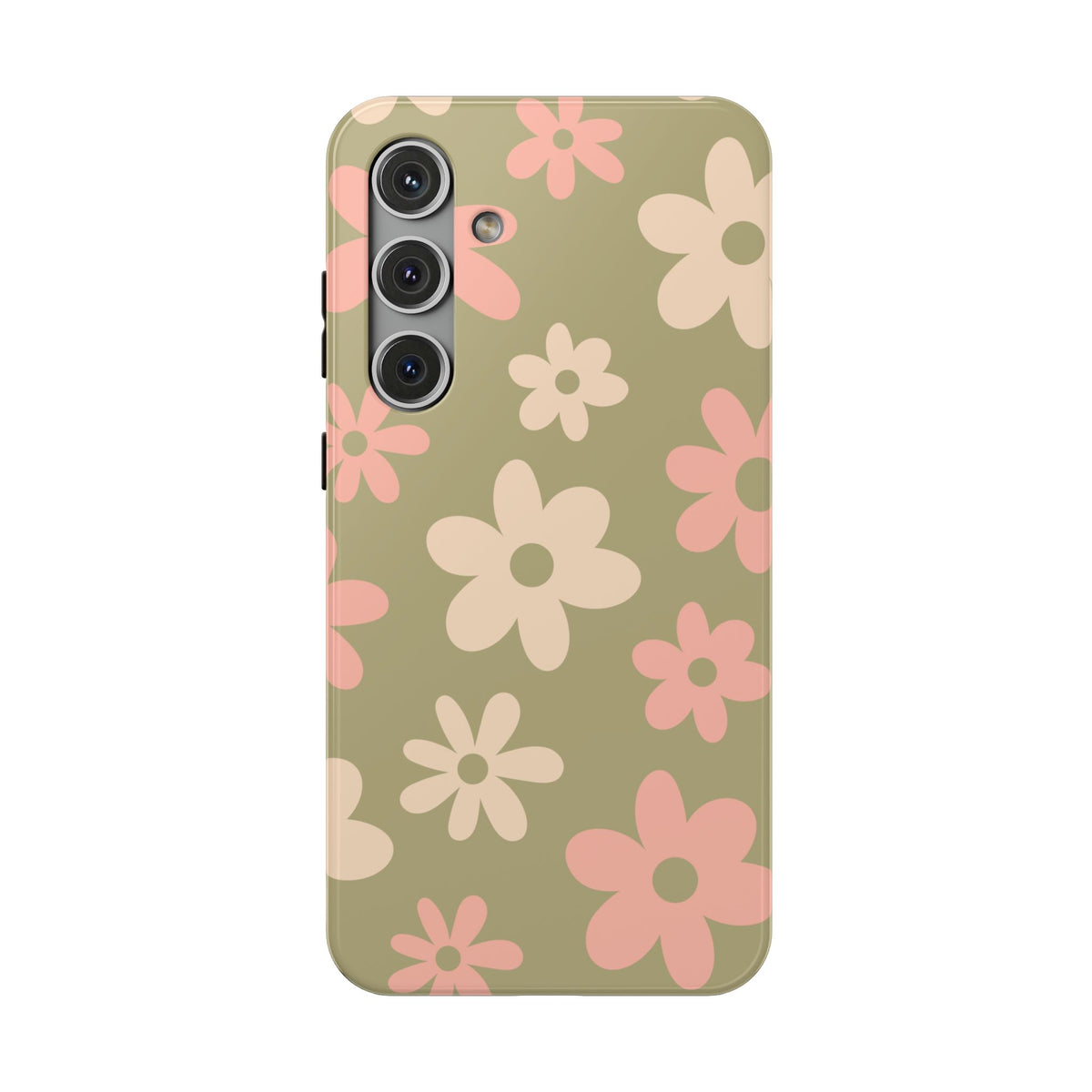 Green Flower Power Samsung Case