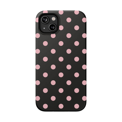 Sweet Midnight Polka Dots iPhone Case