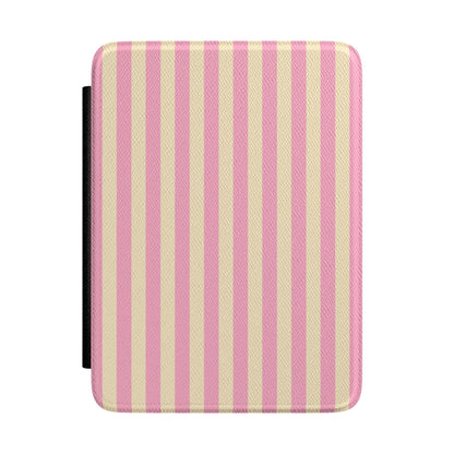 Lemon Sugar Stripes Kindle Case