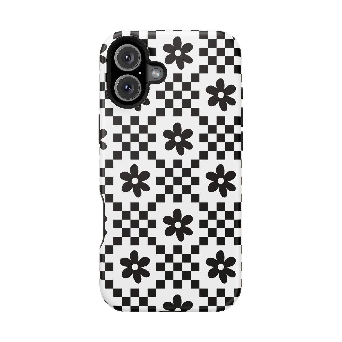 Monochrome Daisy iPhone Case