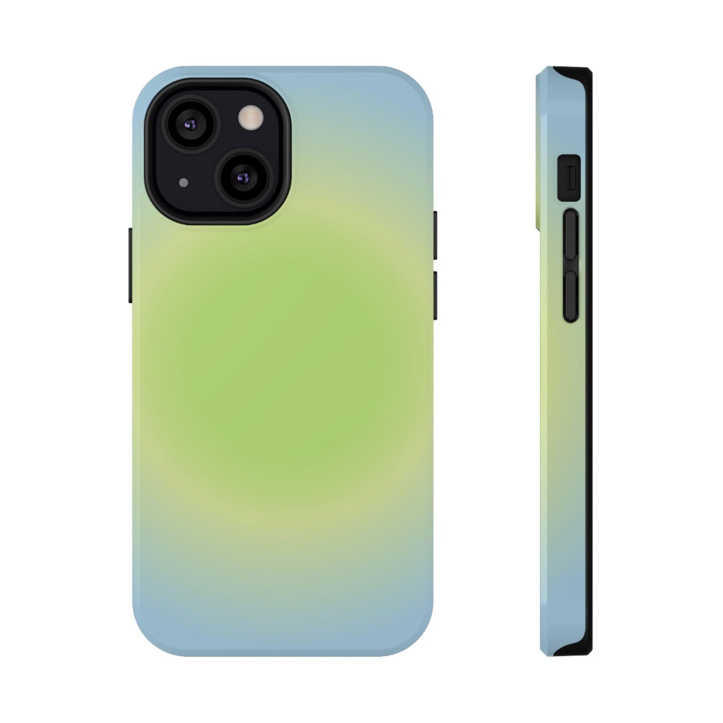 Green & Blue Aura iPhone Case
